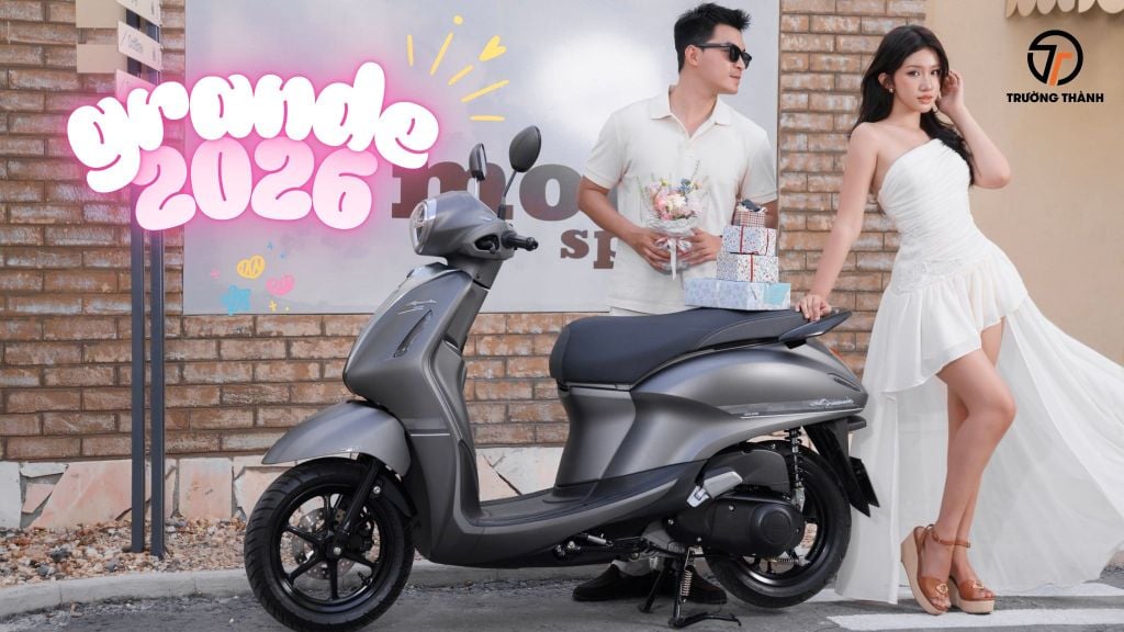 Yamaha Grande 2026 - Nữ hoàng tay ga lên ngôi với thiết kế mới