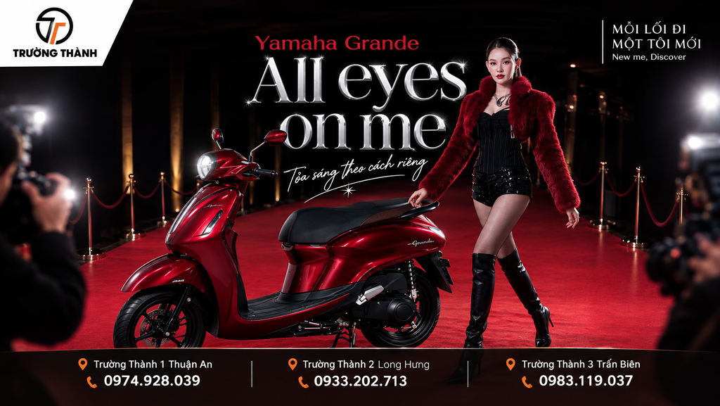 Tỏa sáng theo phong cách riêng với Yamaha Grande