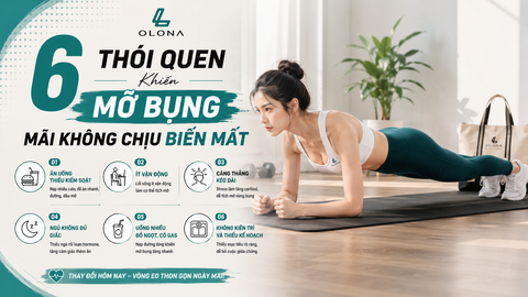 6 Thói Quen Khiến Mỡ Bụng Mãi Không Chịu Biến Mất