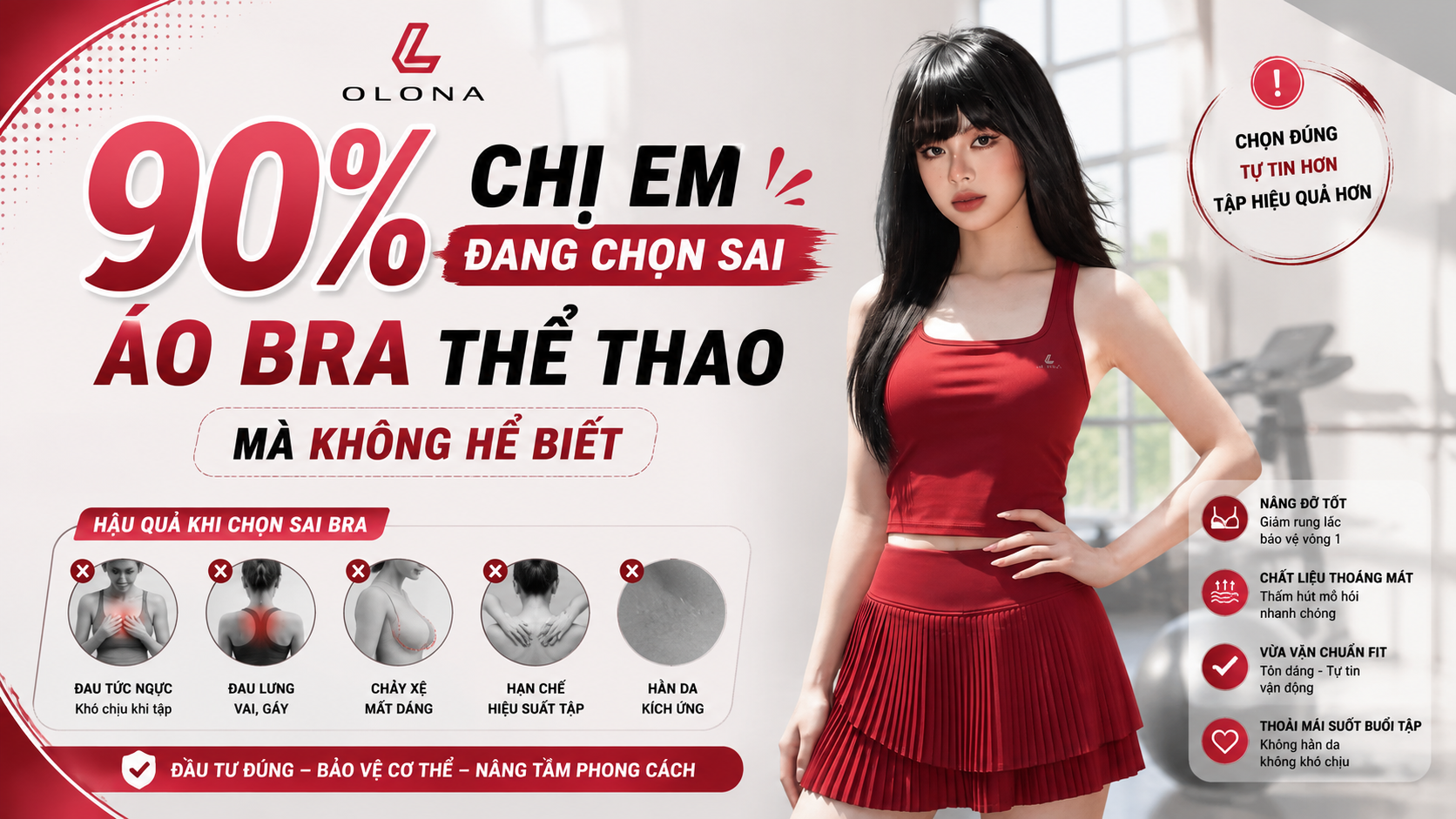 90% Chị Em Đang Chọn Sai Áo Bra Thể Thao Mà Không Hề Biết