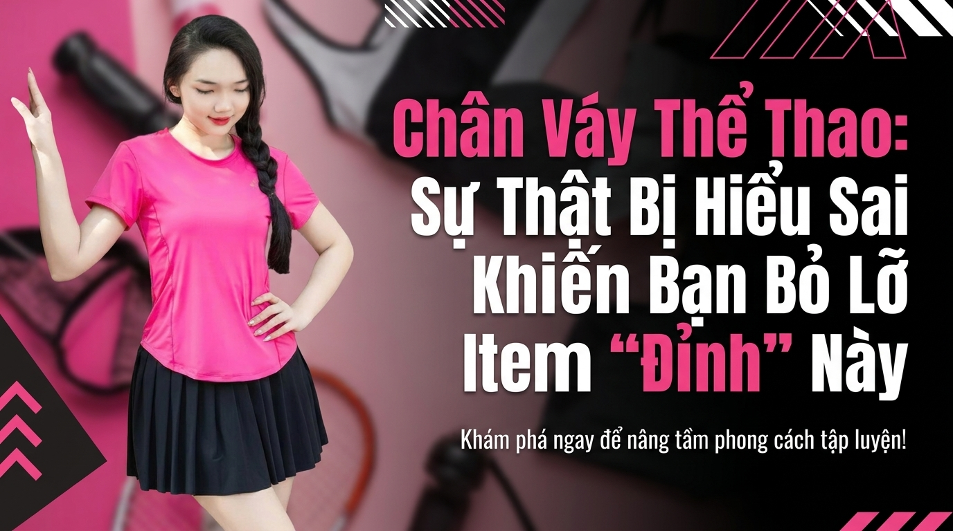 Chân Váy Thể Thao: Sự Thật Bị Hiểu Sai Khiến Bạn Bỏ Lỡ Item “Đỉnh” Này