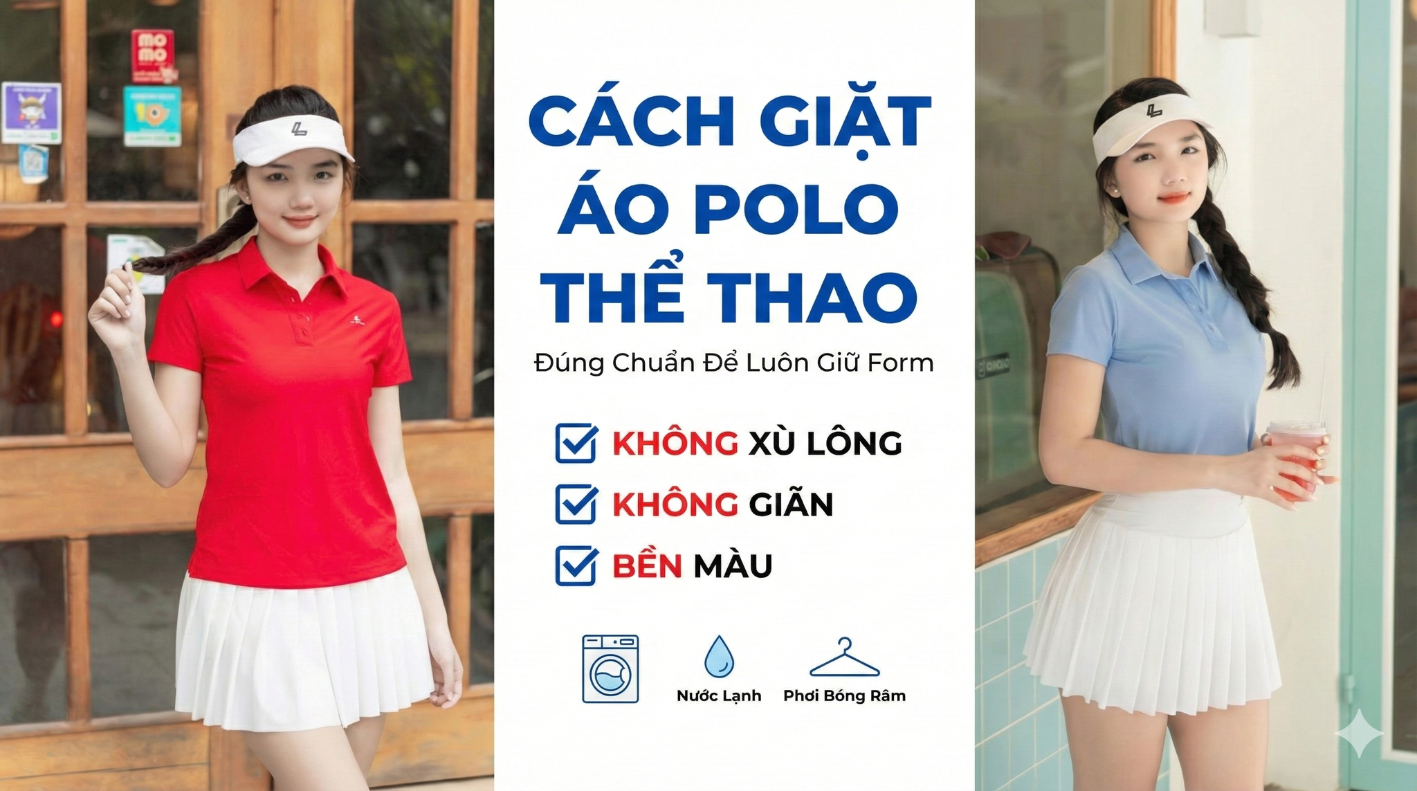 Cách Giặt Áo Polo Thể Thao Đúng Chuẩn Để Luôn Giữ Form – Không Xù Lông – Không Giãn