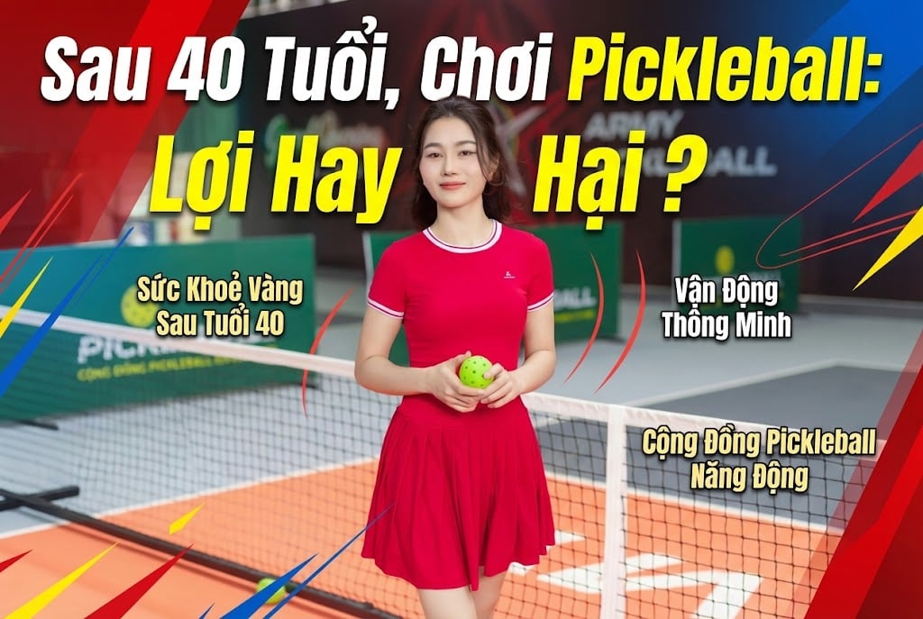Sau 40 Tuổi, Chơi Pickleball: Lợi Hay Hại?