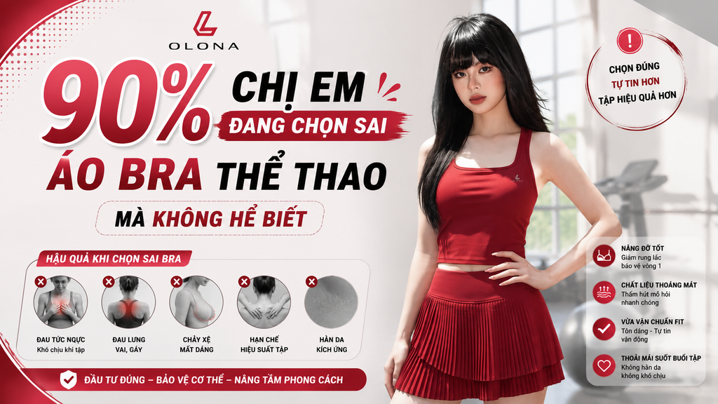 90% Chị Em Đang Chọn Sai Áo Bra Thể Thao Mà Không Hề Biết