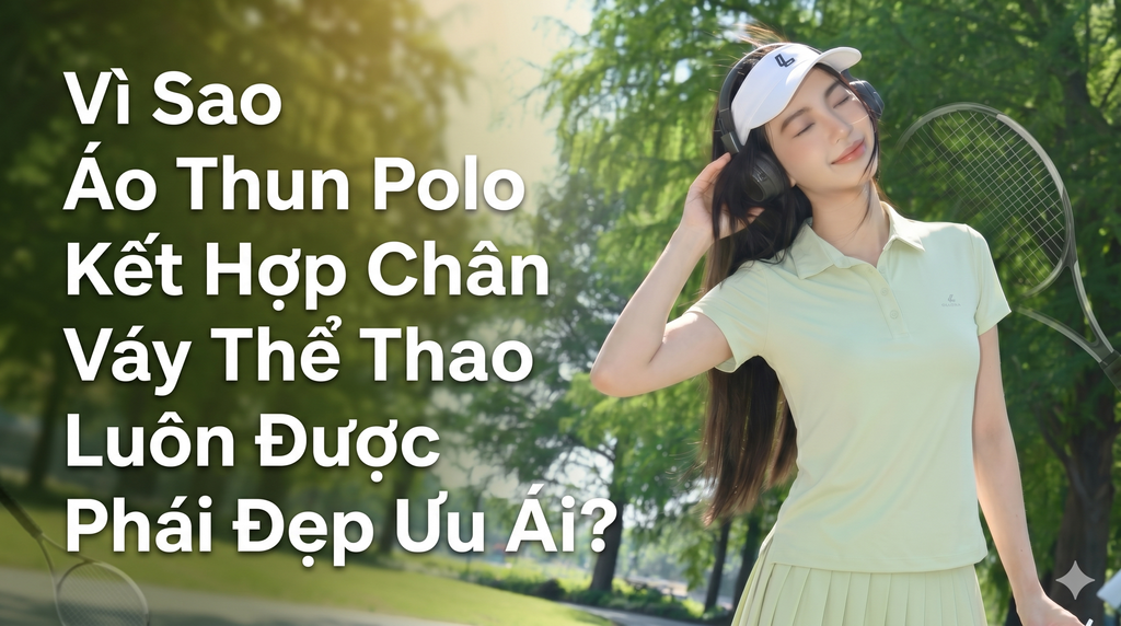 Vì Sao Áo Thun Polo Kết Hợp Chân Váy Thể Thao Luôn Được Phái Đẹp Ưu Ái?