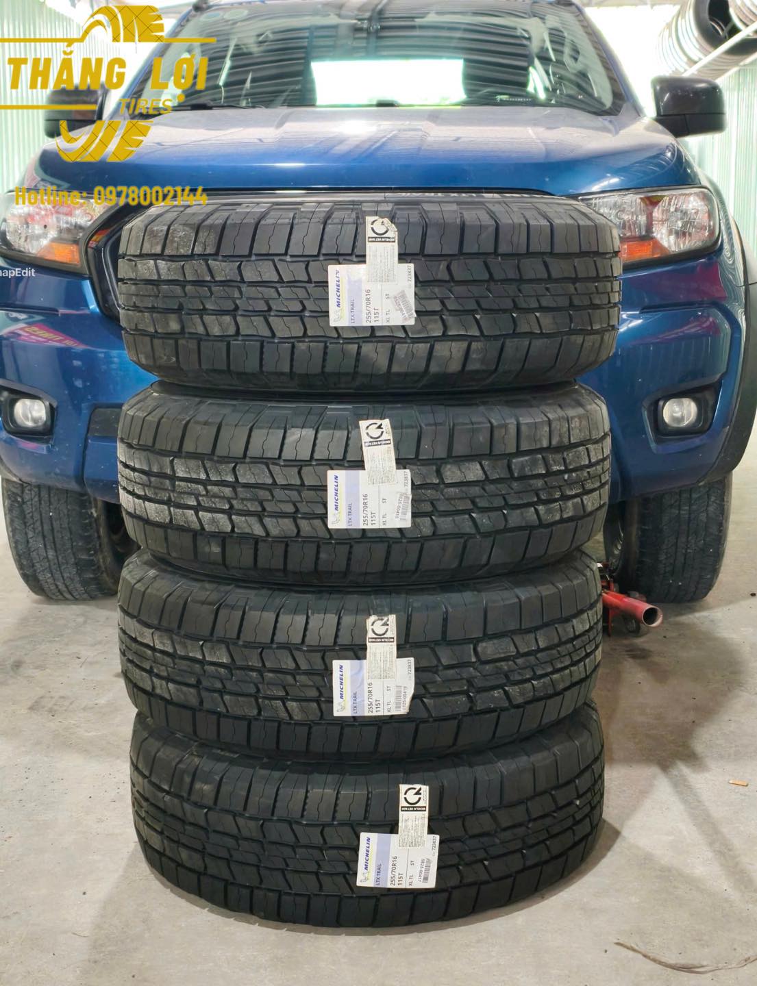 LỐP MICHELIN 255/70R16  LTX TraiL Thái Lan