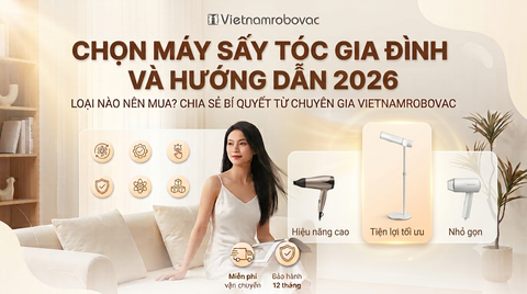 Máy Sấy Tóc Loại Nào Nên Mua 2026? Hướng Dẫn Chọn Đúng Cho Gia Đình Việt