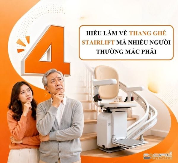 4 HIỂU LẦM VỀ THANG GHẾ STAIRLIFT MÀ NHIỀU NGƯỜI THƯỜNG MẮC PHẢI