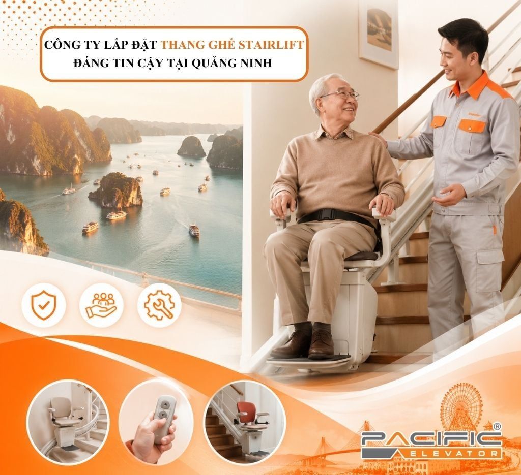CÔNG TY LẮP ĐẶT THANG GHẾ STAIRLIFT ĐÁNG TIN CẬY TẠI QUẢNG NINH