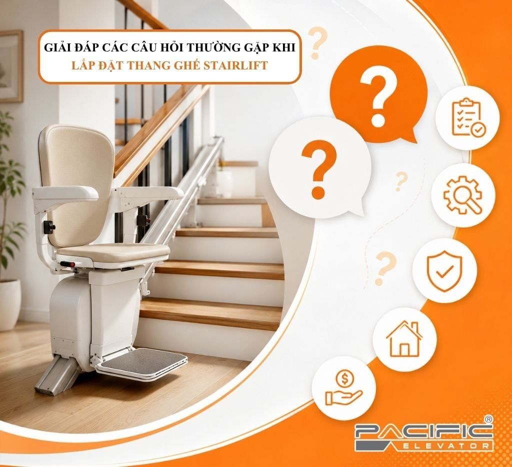 GIẢI ĐÁP CÁC CÂU HỎI THƯỜNG GẶP KHI LẮP ĐẶT THANG GHẾ STAIRLIFT