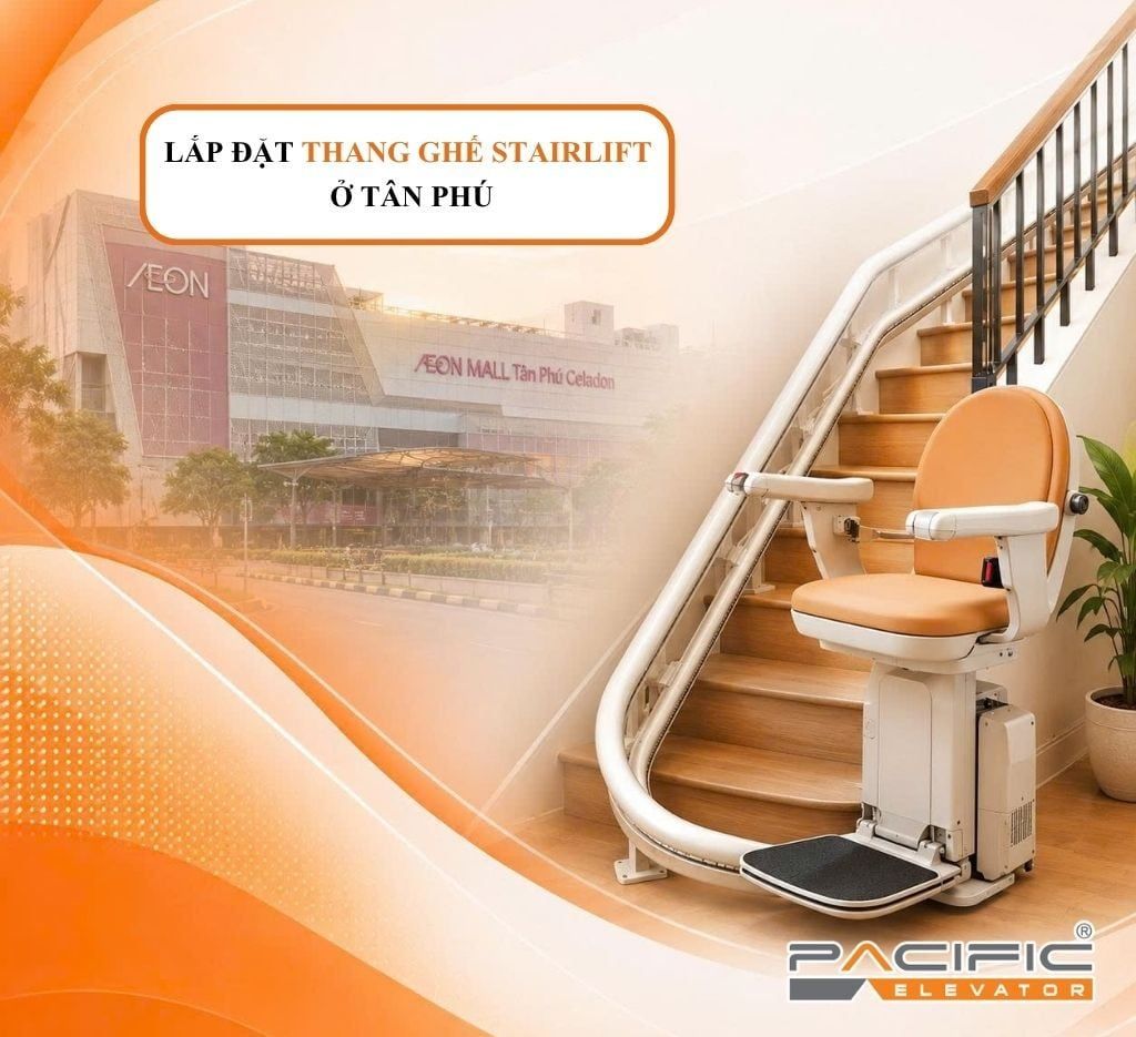 LẮP ĐẶT THANG GHẾ STAIRLIFT Ở TÂN PHÚ