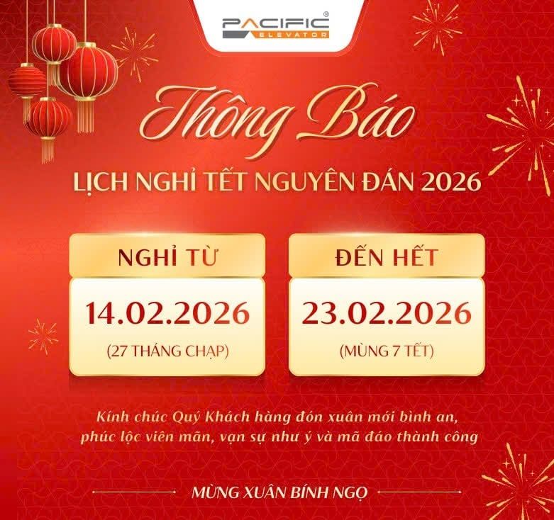 Thông báo lịch nghỉ Tết Nguyên Đán Bính Ngọ 2026