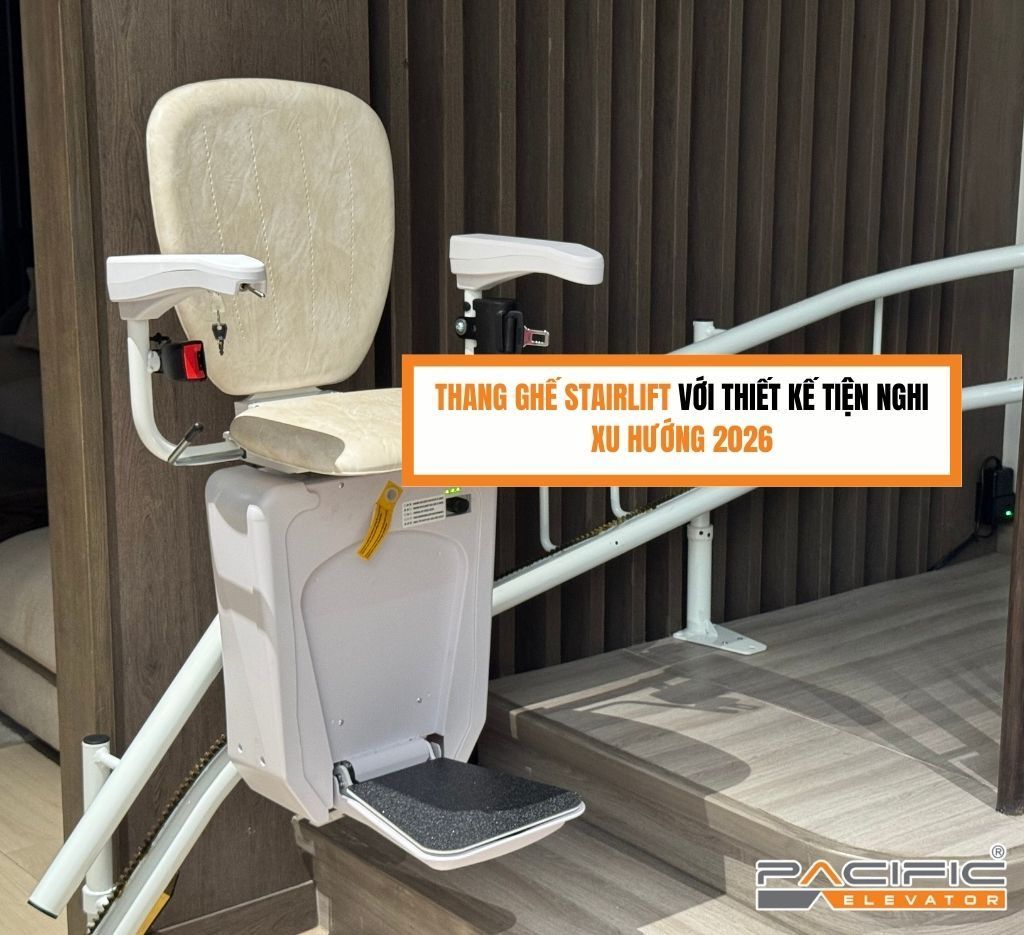 Thang ghế Stairlift với thiết kế tiện nghi – Xu hướng 2026