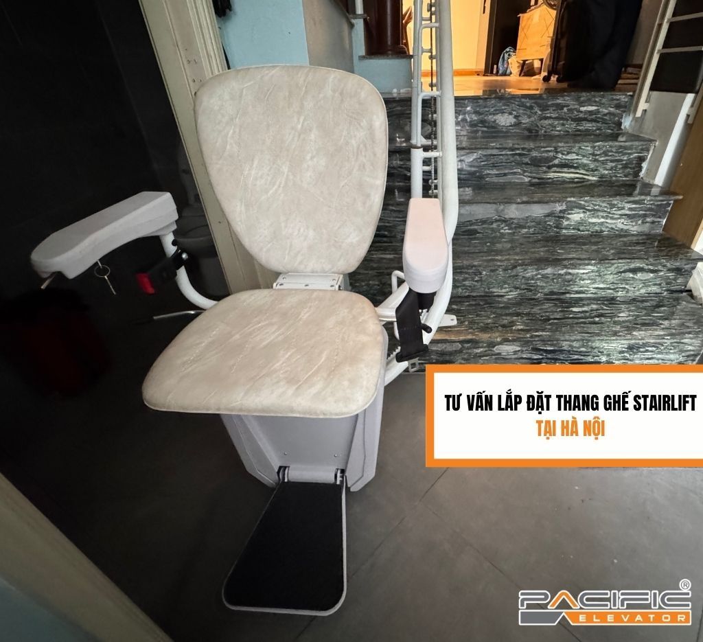 Tư vấn lắp đặt thang ghế Stairlift tại Hà Nội
