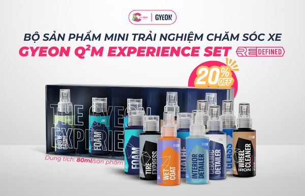 Trải nghiệm quy trình chuẩn detailing tại nhà với bộ 9 sản phẩm Gyeon Q2M Experience Set Redefined