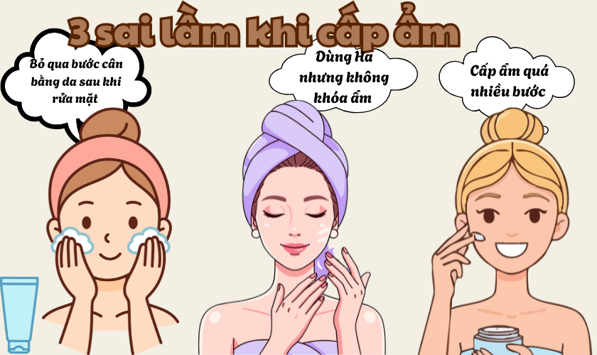 3 sai lầm khi cấp ẩm khiến da đổ dầu – Giải pháp với Control Toner & HA Collagen Renoskin