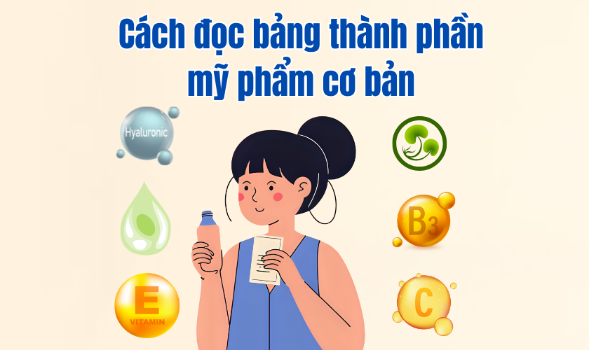 Cách đọc bảng thành phần cơ bản