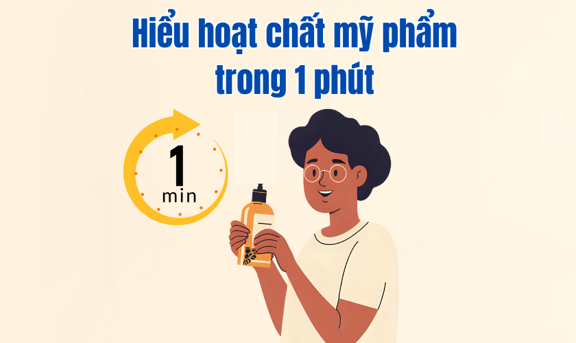 Hiểu Hoạt Chất Mỹ Phẩm Trong 1 Phút