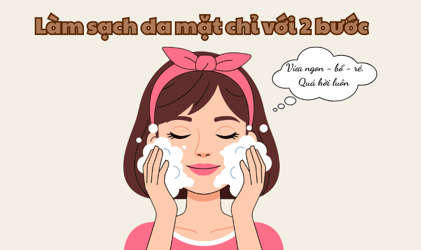 Làm sạch da 2 bước đúng cách với Renoskin | Da sạch – da khỏe