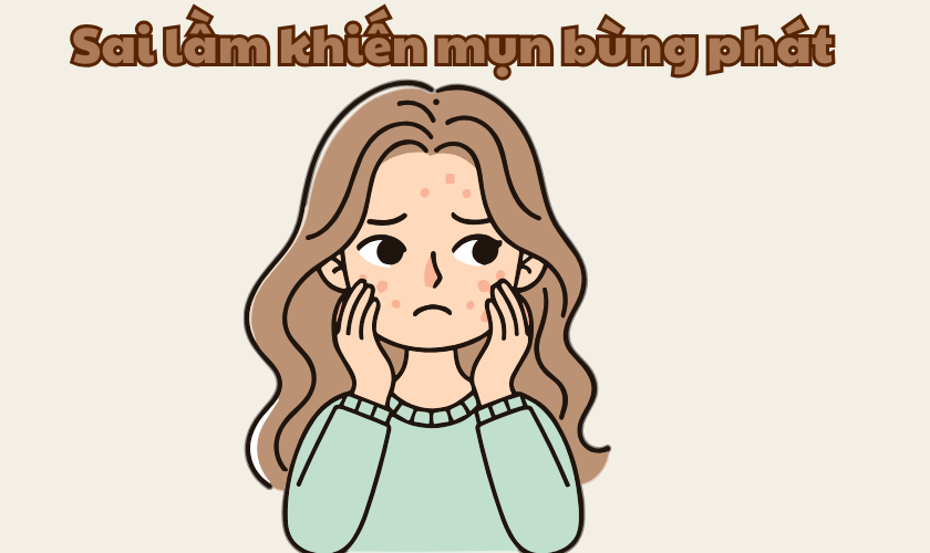 Sai lầm làm mụn bùng phát | Detox SRM – Toner – Acnes Remover Renoskin