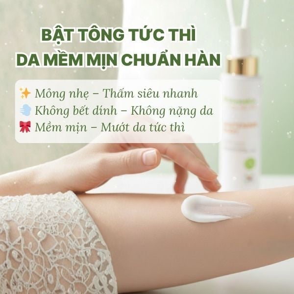 Chất kem Renoskin Whitening Body mịn, thấm nhanh, dưỡng ẩm sâu cho làn da mềm mịn