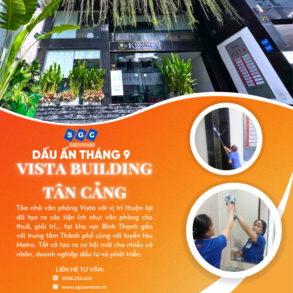 DẤU ẤN DỰ ÁN – SGC SERVICE x VISTA BUILDING TÂN CẢNG