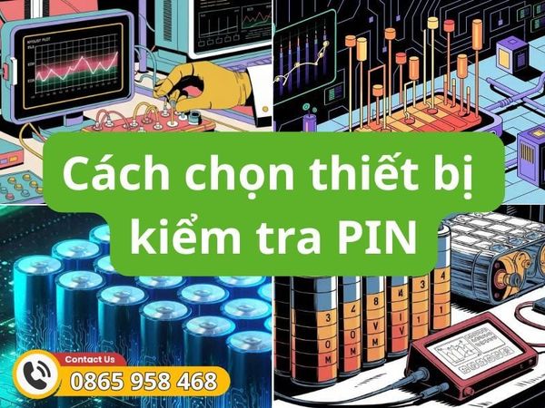 Cách chọn thiết bị kiểm tra PIN: 5 yếu tố giúp tối ưu hiệu quả