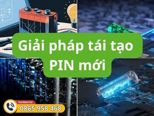Giải pháp tái tạo PIN mới giúp thu hồi vật liệu điện cực đạt 99,5%