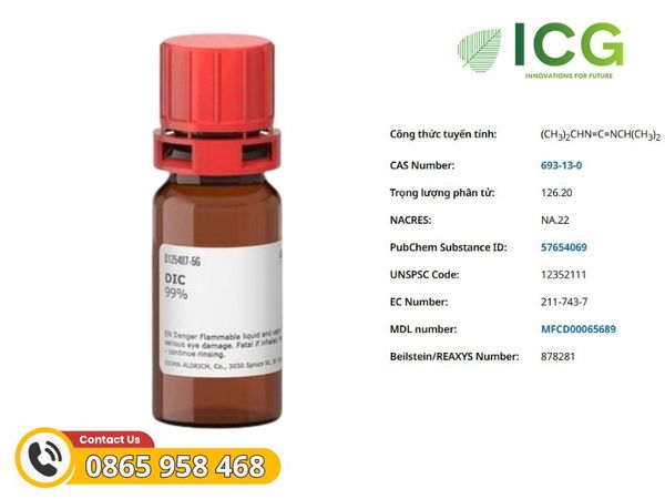 DIC 99% | Hóa chất N,N′-Diisopropylcarbodiimide Merck CAS 693-13-0