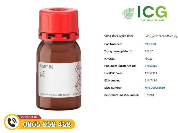 DIC 99% | Hóa chất N,N′-Diisopropylcarbodiimide Merck CAS 693-13-0