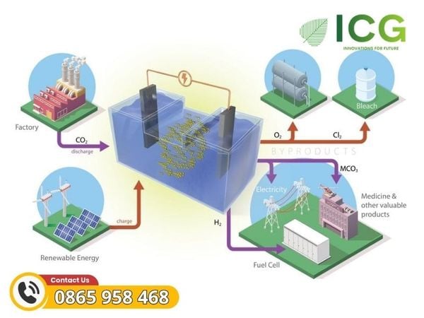 Nguyên lý của điện phân CO2