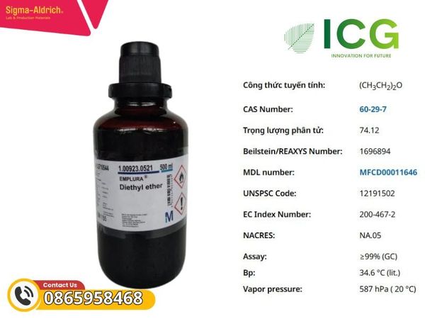 Diethyl ether ≥99% (GC), EMPLURA®