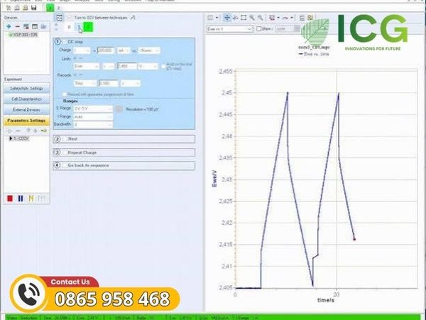 Phần mềm ECLAB hỗ trợ chuyên sâu
