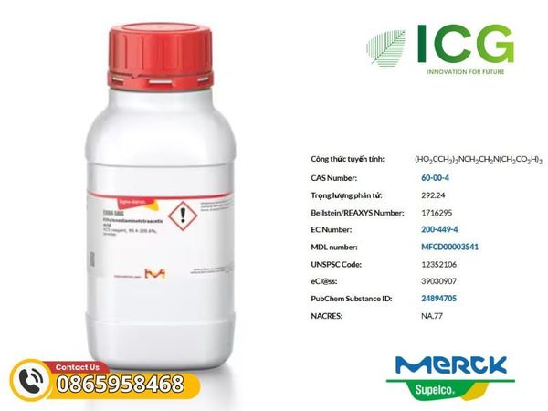 Axit Ethylenediaminetetraacetic (EDTA) Merck