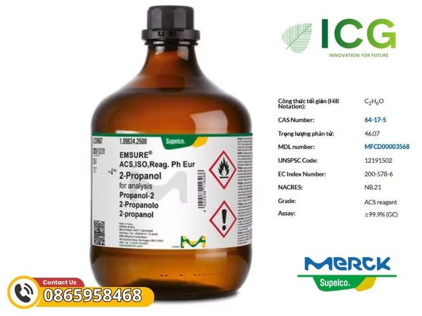 Ethanol absolute Merck (EMSURE®) | CAS 64-17-5 99.9%