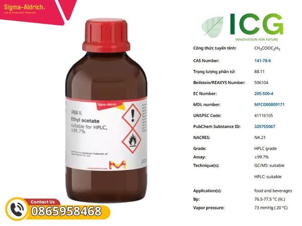 Ethyl acetate suitable for HPLC, ≥99.7%