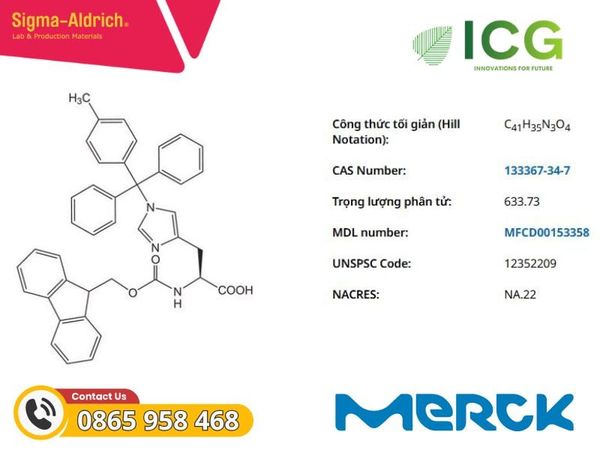 Fmoc-His(Mtt)-OH Novabiochem | Merck CAS 133367-34-7