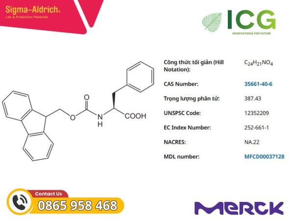 Fmoc-Phe-OH Novabiochem | Merck CAS 35661-40-6