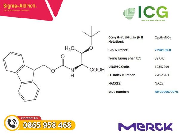 Fmoc-Thr(tBu)-OH Novabiochem | Merck CAS 71989-35-0