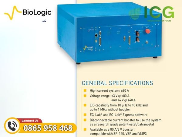 Thiết bị đo điện hóa dòng cao HCP-803 BioLogic potentiostat 80A