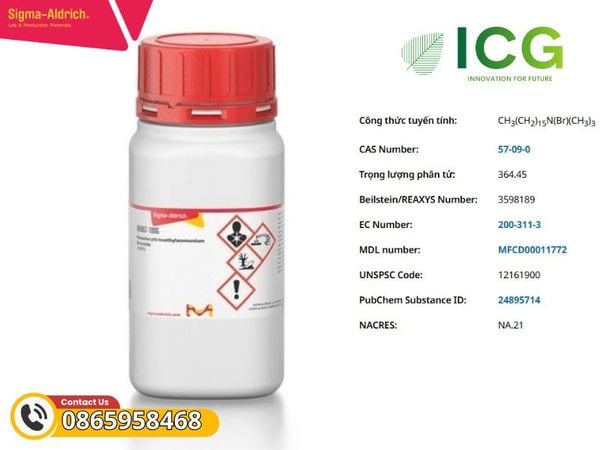 Hexadecyltrimethylammonium bromide ≥98% CAS 57-09-0 Merck