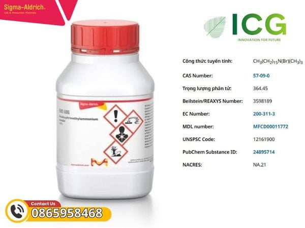 Hexadecyltrimethylammonium bromide ≥98% CAS 57-09-0 Merck