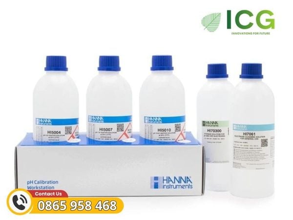 Dung dịch bảo quản điện cực pH và ORP Hanna HI70300L 500 mL