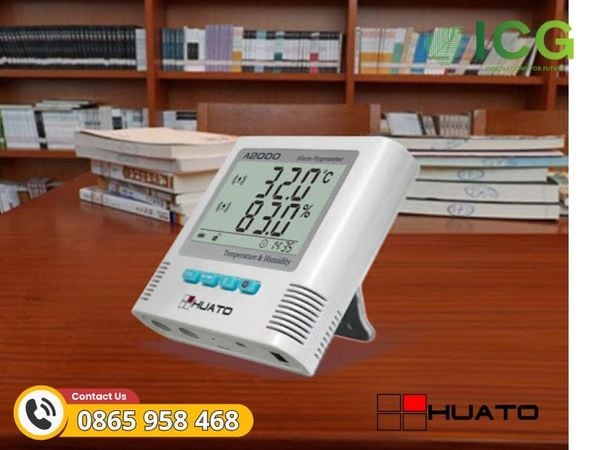 Đồng hồ đo nhiệt độ và độ ẩm HUATO A2000-TH
