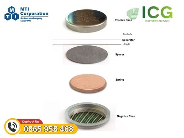 Quy trình xếp lớp miếng đệm Inox Pin Cúc Áo