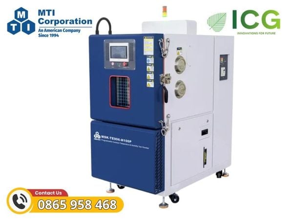 Buồng thử nghiệm nhiệt độ và độ ẩm lập trình 100 L