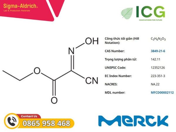 Oxyma Pure Novabiochem | Merck CAS 3849-21-6 ≥99.0% (HPLC)