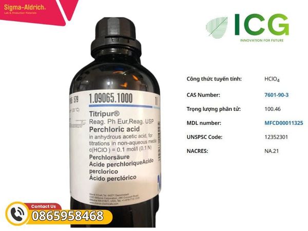 Perchloric acid 70–72%, for analysis EMSURE®