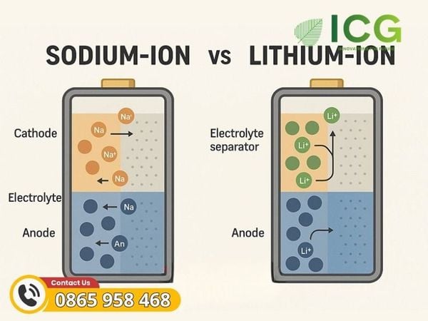 Pin Lithium  vs pin Natri Ion