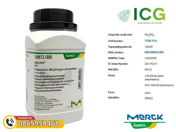 Potassium phosphate monobasic for analysis EMSURE Merck